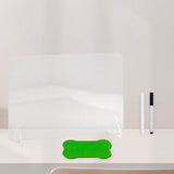 Maxbell Acrylic Dry Erasable Board Decorative Message Board for School Office Classroom