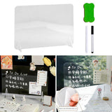 Maxbell Acrylic Dry Erasable Board Decorative Message Board for School Office Classroom