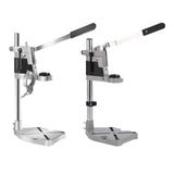 Maxbell Drill Stand Holder Adjustable Desktop Electric Drill Stand Drill Press Clamp Single Hole Holder