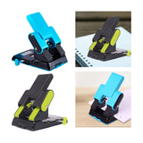 Maxbell 2 Hole Punch Adjustable Punch Spacing Sturdy Gifts Accurate Positioning 9302 Blue