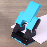 Maxbell 2 Hole Punch Adjustable Punch Spacing Sturdy Gifts Accurate Positioning 9302 Blue