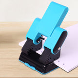 Maxbell 2 Hole Punch Adjustable Punch Spacing Sturdy Gifts Accurate Positioning 9302 Blue