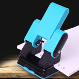 Maxbell 2 Hole Punch Adjustable Punch Spacing Sturdy Gifts Accurate Positioning 9302 Blue