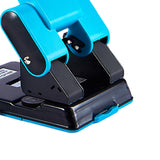 Maxbell 2 Hole Punch Adjustable Punch Spacing Sturdy Gifts Accurate Positioning 9302 Blue