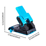 Maxbell 2 Hole Punch Adjustable Punch Spacing Sturdy Gifts Accurate Positioning 9302 Blue