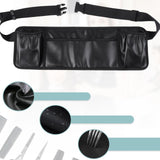 Maxbell Hairdresser Scissor Holster PU Leather Comb Organizer Hair Stylist Waist Bag