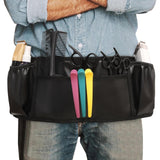 Maxbell Hairdresser Scissor Holster PU Leather Comb Organizer Hair Stylist Waist Bag
