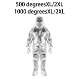 Maxbell Heat Resistant Insulation Suit Uniform Protective Clothing Fireproof Clothes 500 degrees XL