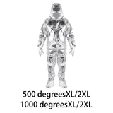 Maxbell Heat Resistant Insulation Suit Uniform Protective Clothing Fireproof Clothes 500 degrees XL