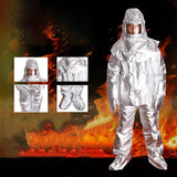 Maxbell Heat Resistant Insulation Suit Uniform Protective Clothing Fireproof Clothes 1000 degrees XL