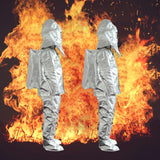 Maxbell Fire Resistant Suit Premium Fireproof Clothes for Gardening Grinding Welding 500 Degree