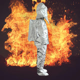 Maxbell Fire Resistant Suit Premium Fireproof Clothes for Gardening Grinding Welding 500 Degree