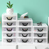 Maxbell Tabletop Storage Drawer Decorative Desk Organizer for Bathroom Desk Dressing 3 Layers white