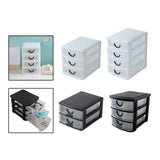 Maxbell Tabletop Storage Drawer Decorative Desk Organizer for Bathroom Desk Dressing 3 Layers white