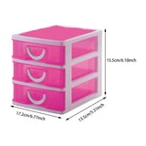 Maxbell Sundries Vanity Organizer Desk Room Jewelry Home Bathroom Make up Organizers red