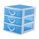 Maxbell Sundries Vanity Organizer Desk Room Jewelry Home Bathroom Make up Organizers blue