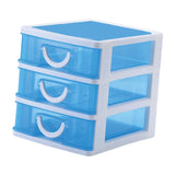 Maxbell Sundries Vanity Organizer Desk Room Jewelry Home Bathroom Make up Organizers blue