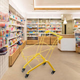 Maxbell Toy Shopping Cart Funny Supermarket Handcart Toy for Baby Kids Birthday Gift Yellow