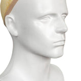 Maxbell Male Mannequin Head with Shoulders Scarves Wig Head Model Wig Display Stand White