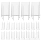 Maxbell 50Pcs Label Holder Clear for Supermarket Store Retailing Display Wire Shelve