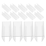 Maxbell 50Pcs Label Holder Clear for Supermarket Store Retailing Display Wire Shelve