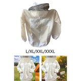 Maxbell Beekeeping Jacket Bee Keeping Supplies with Removable Beekeeping Netting Hat L