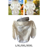 Maxbell Beekeeping Jacket Bee Keeping Supplies with Removable Beekeeping Netting Hat L