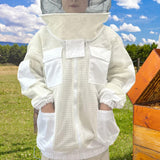 Maxbell Beekeeping Jacket Bee Keeping Supplies with Removable Beekeeping Netting Hat L