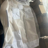 Maxbell Beekeeping Jacket Bee Keeping Supplies with Removable Beekeeping Netting Hat XL