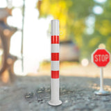 Maxbell Safe Bollard 75cm H Parking Bollard for Residential Communities Supermarkets Double Ring
