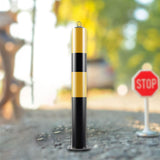 Maxbell Bollard Post 60cm H Protector Accessories for Sidewalks Parking Supermarkets