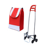 Maxbell Trolley Bag with Removable Bag Travel Home Camping Shopping Cart with Wheels Black Three Wheeled