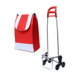 Maxbell Trolley Bag with Removable Bag Travel Home Camping Shopping Cart with Wheels Black Three Wheeled