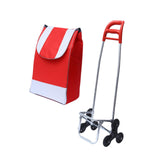 Maxbell Trolley Bag with Removable Bag Travel Home Camping Shopping Cart with Wheels Black Three Wheeled