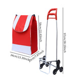 Maxbell Trolley Bag with Removable Bag Travel Home Camping Shopping Cart with Wheels Black Three Wheeled