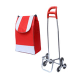 Maxbell Trolley Bag with Removable Bag Travel Home Camping Shopping Cart with Wheels Black Silver Wheel