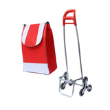 Maxbell Trolley Bag with Removable Bag Travel Home Camping Shopping Cart with Wheels Black Silver Wheel