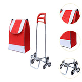 Maxbell Trolley Bag with Removable Bag Travel Home Camping Shopping Cart with Wheels Black Silver Wheel