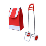Maxbell Trolley Bag with Removable Bag Travel Home Camping Shopping Cart with Wheels White Single Wheel