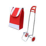 Maxbell Trolley Bag with Removable Bag Travel Home Camping Shopping Cart with Wheels White Single Wheel