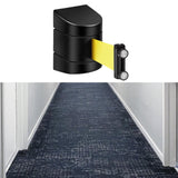 Maxbell Magnetic Retractable Belt Barrier Wall Mounted for Warehouse Airport Grocery 2m