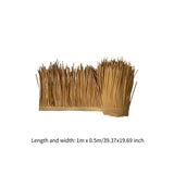 Maxbell Artificial Thatch Roofing Synthetic Thatch Grass Roof for Bar Garden Outdoor 100cmx50cm Style A