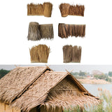 Maxbell Artificial Thatch Roofing Synthetic Thatch Grass Roof for Bar Garden Outdoor 100cmx50cm Style A