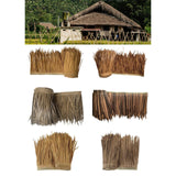 Maxbell Artificial Thatch Roofing Synthetic Thatch Grass Roof for Bar Garden Outdoor 100cmx50cm Style A