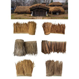 Maxbell Artificial Thatch Roofing Synthetic Thatch Grass Roof for Bar Garden Outdoor 100cmx50cm Style A