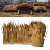 Maxbell Artificial Thatch Roofing Synthetic Thatch Grass Roof for Bar Garden Outdoor 100cmx50cm Style A