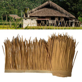 Maxbell Artificial Thatch Roofing Synthetic Thatch Grass Roof for Bar Garden Outdoor 100cmx50cm Style A