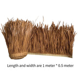 Maxbell Artificial Thatch Roofing Synthetic Thatch Grass Roof for Bar Garden Outdoor 100cmx50cm Style B