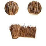 Maxbell Artificial Thatch Roofing Synthetic Thatch Grass Roof for Bar Garden Outdoor 100cmx50cm Style B