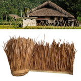 Maxbell Artificial Thatch Roofing Synthetic Thatch Grass Roof for Bar Garden Outdoor 100cmx50cm Style B